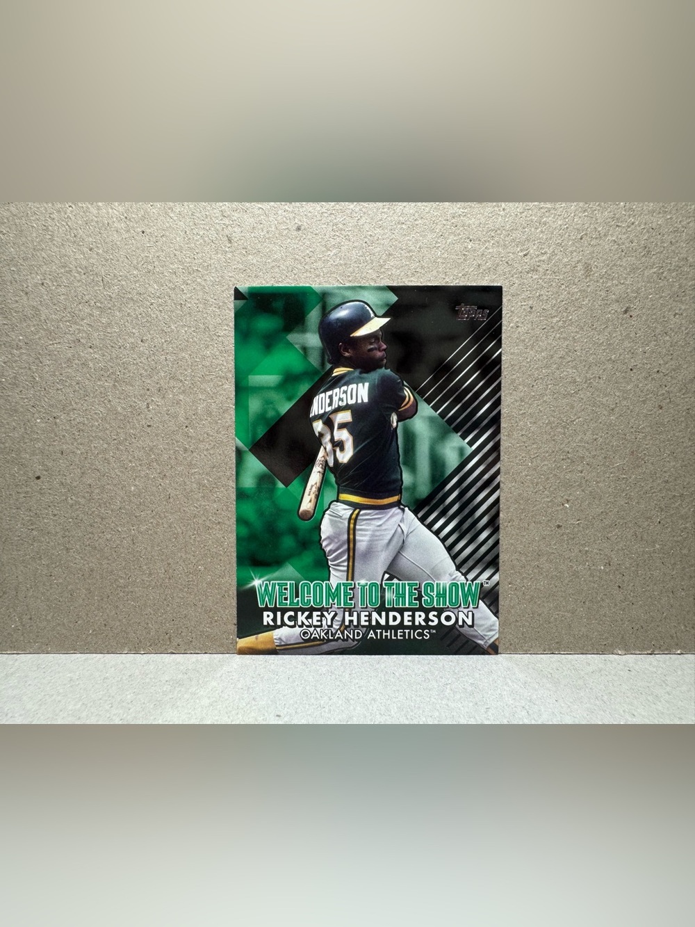 NUMBERED Rickey Henderson. Athletics Baseball Cards Lot of 10 - Picture 2 of 11